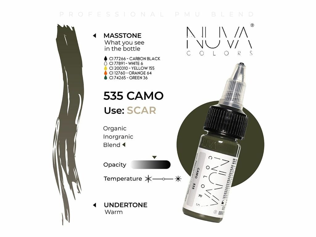 Nuva Colors - Scar - 535 Camo - 15 ml / 0.5 oz