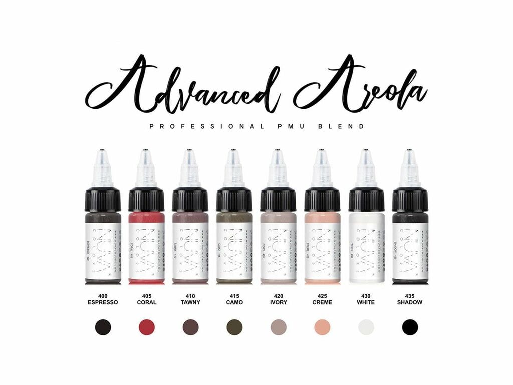 Nuva Colors - Areola Collection Set - 8 x 15 ml / 0.5 oz