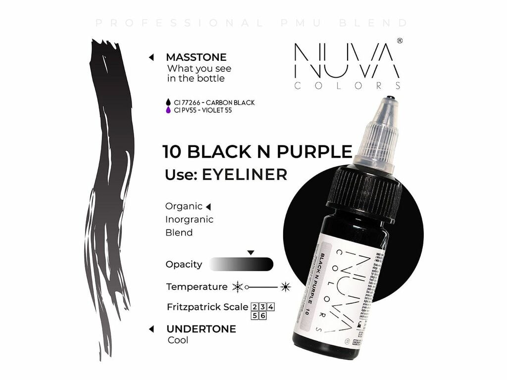 Nuva Colors - Eyeliner Collection Set - 8 x 15 ml / 0,5 oz