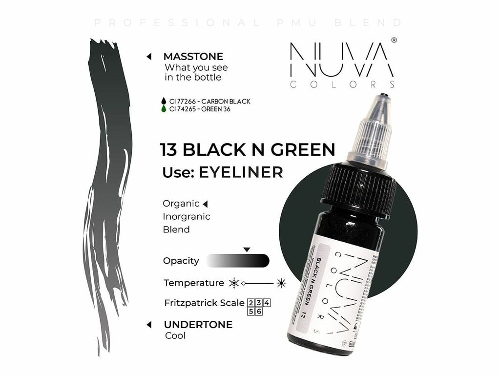 Nuva Colors - Eyeliner Collection Set - 8 x 15 ml / 0,5 oz