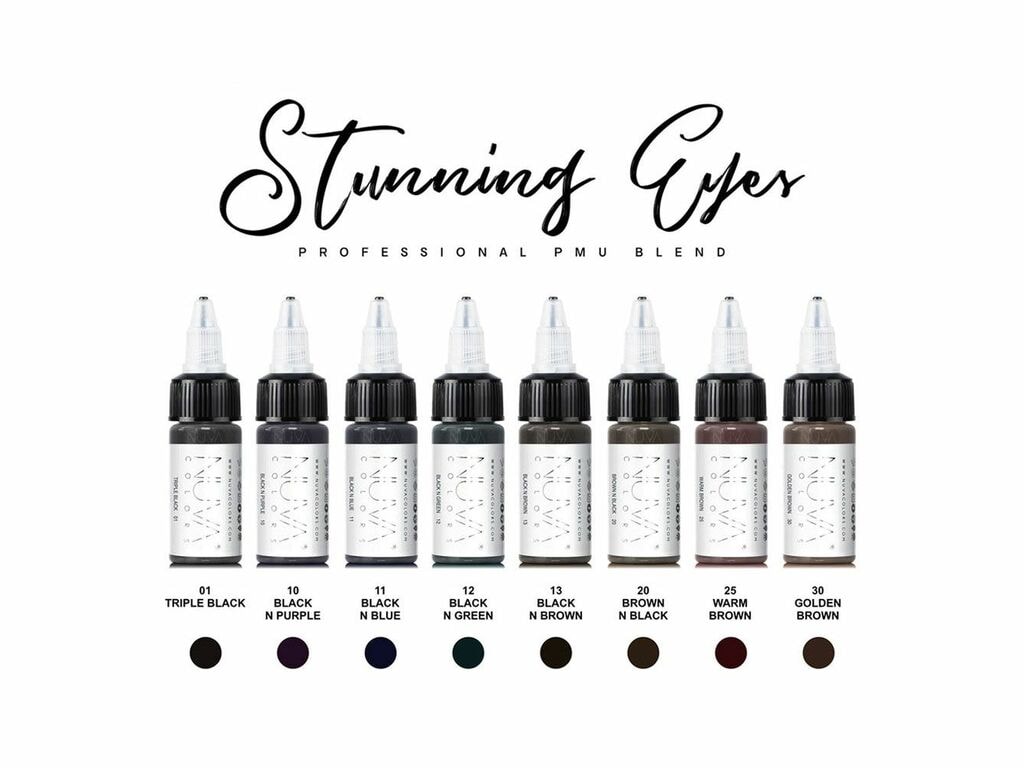 Nuva Colors - Eyeliner Collection Set - 8 x 15 ml / 0,5 oz