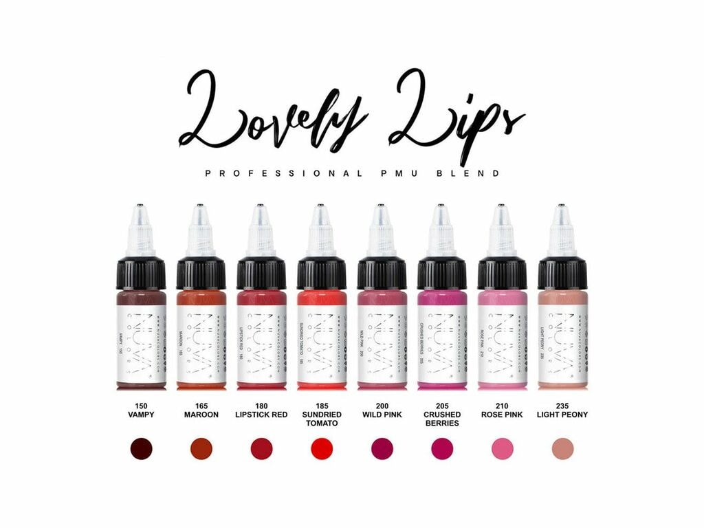 Nuva Colors - Lip Collection Set - 8 x 15 ml / 0,5 oz