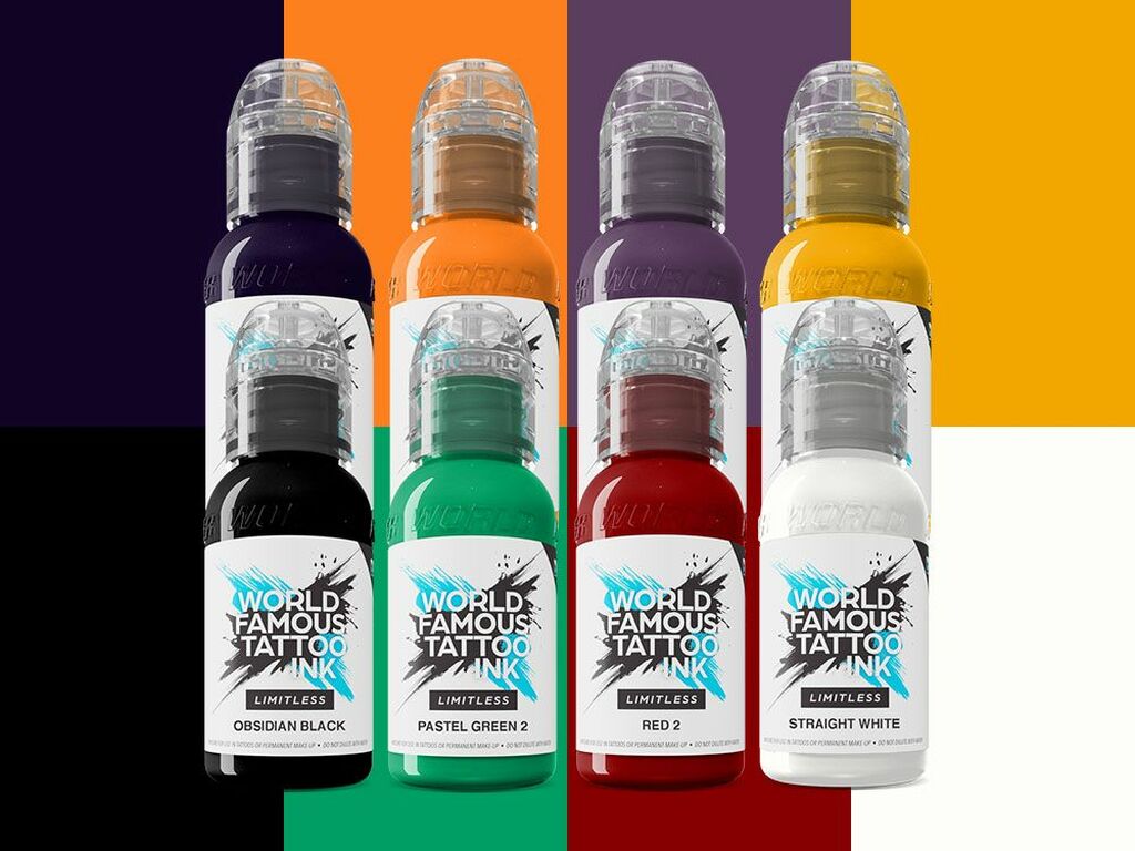 World Famous Limitless - Primary Colour Set #1 - 8 x 30 ml / 1 oz