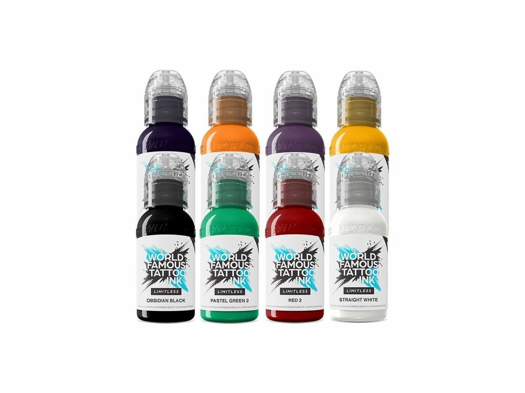 World Famous Limitless - Primary Colour Set #1 - 8 x 30 ml / 1 oz