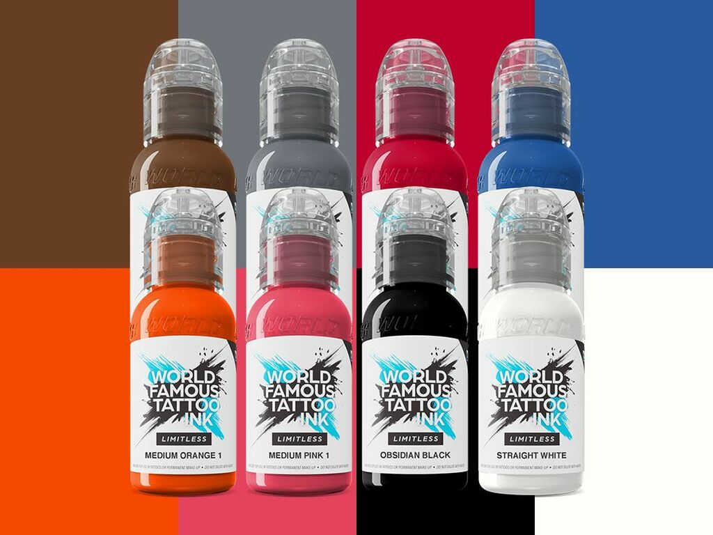 World Famous Limitless - Primary Colour Set #2 - 8 x 30 ml / 1 oz