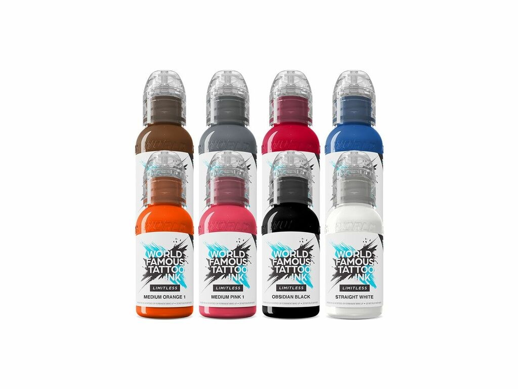World Famous Limitless - Primary Colour Set #2 - 8 x 30 ml / 1 oz
