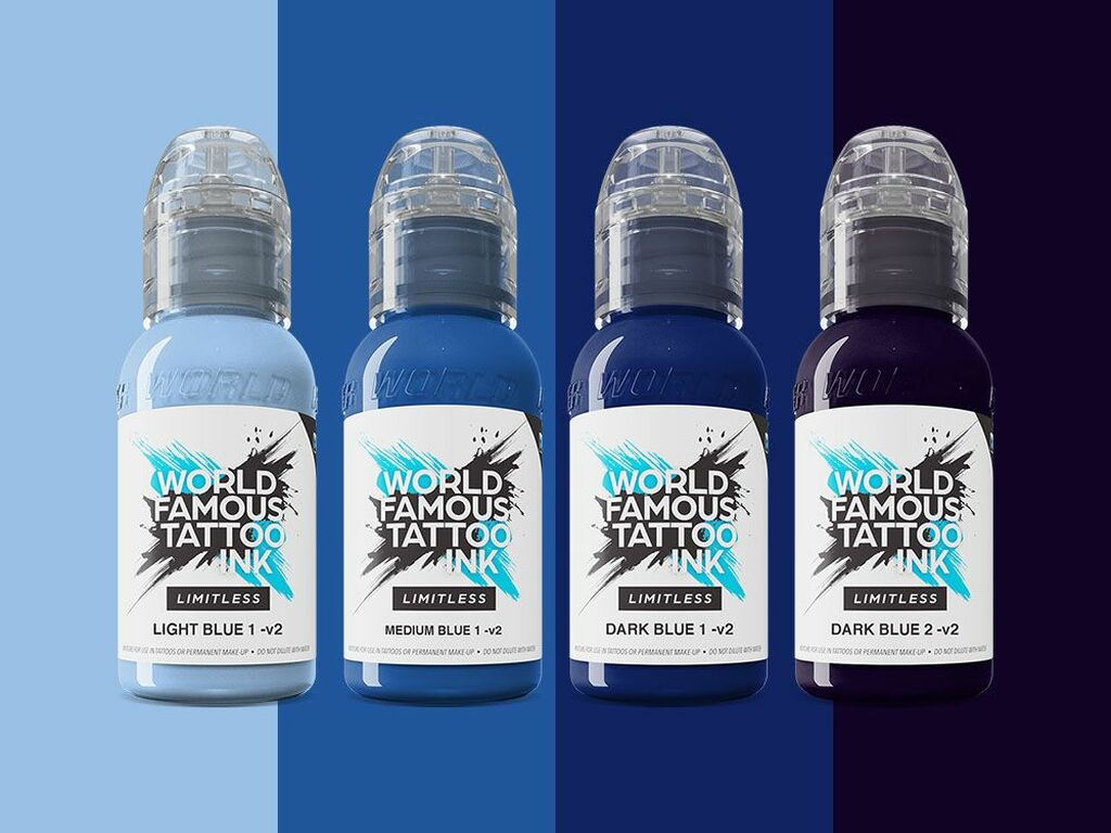 World Famous Limitless - Shades of Blue Set - 4 x 30 ml / 1 oz