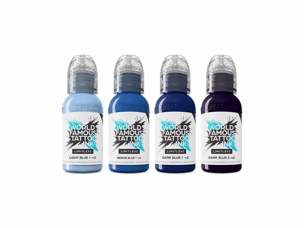 World Famous Limitless - Shades of Blue Set - 4 x 30 ml / 1 oz