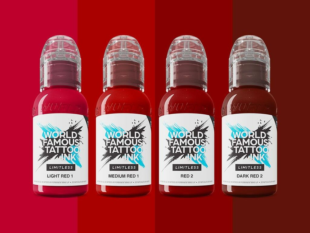 World Famous Limitless - Shades of Red Set - 4 x 30 ml / 1 oz