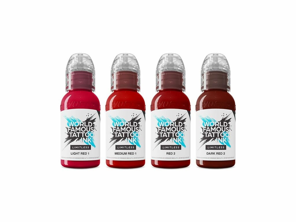World Famous Limitless - Shades of Red Set - 4 x 30 ml / 1 oz