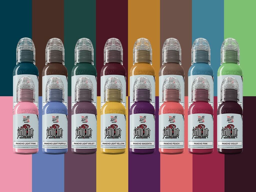 World Famous Limitless - A.D. Pancho Pro Team Colour Set - 16 x 30 ml / 1 oz