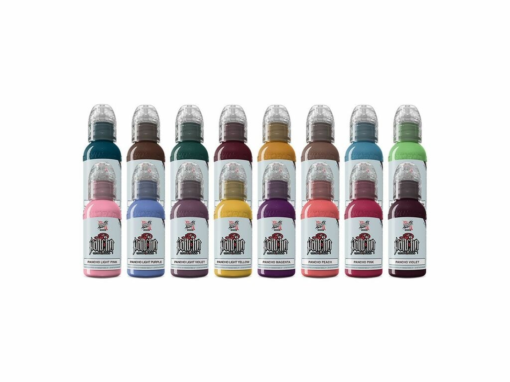 World Famous Limitless - A.D. Pancho Pro Team Colour Set - 16 x 30 ml / 1 oz