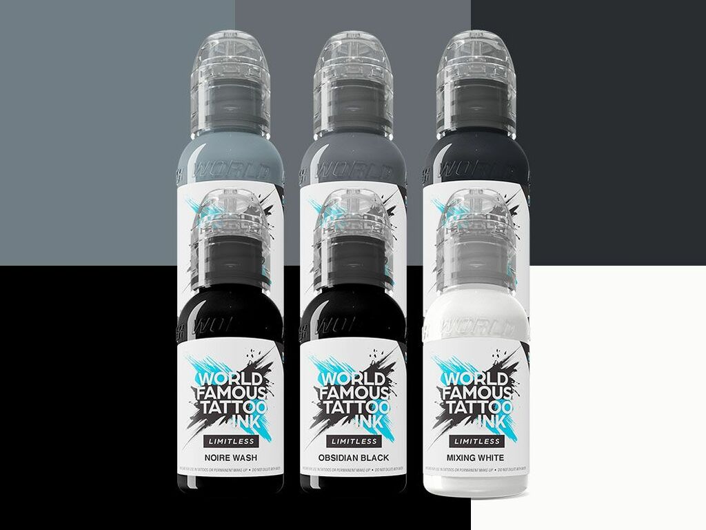 World Famous Limitless - Thomas Carli Jarlier Noire Ink Set V2 - 6 x 30 ml / 1 oz