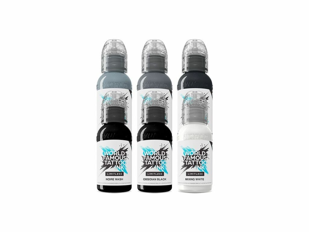 World Famous Limitless - Thomas Carli Jarlier Noire Ink Set V2 - 6 x 30 ml / 1 oz