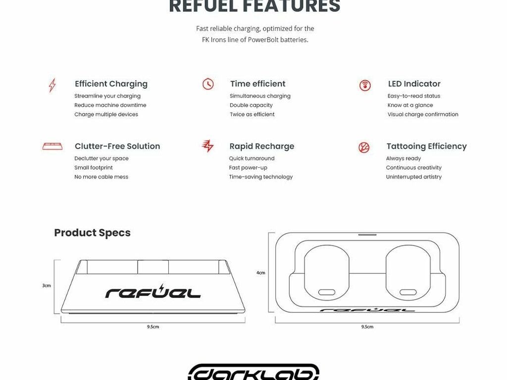 Darklab - Refuel - Oplaadstation voor PowerBolts