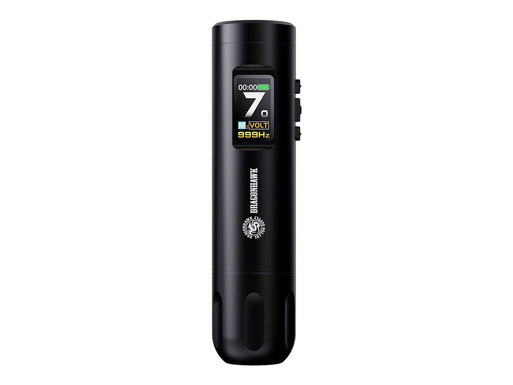 Dragonhawk - Mast X7 v2 - Wireless Tattoo Machine - Black