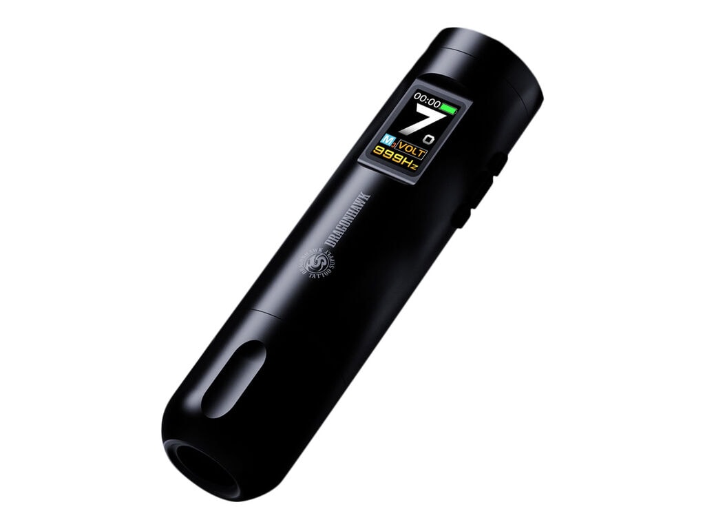 Dragonhawk - Mast X7 v2 - Wireless Tattoo Machine - Black