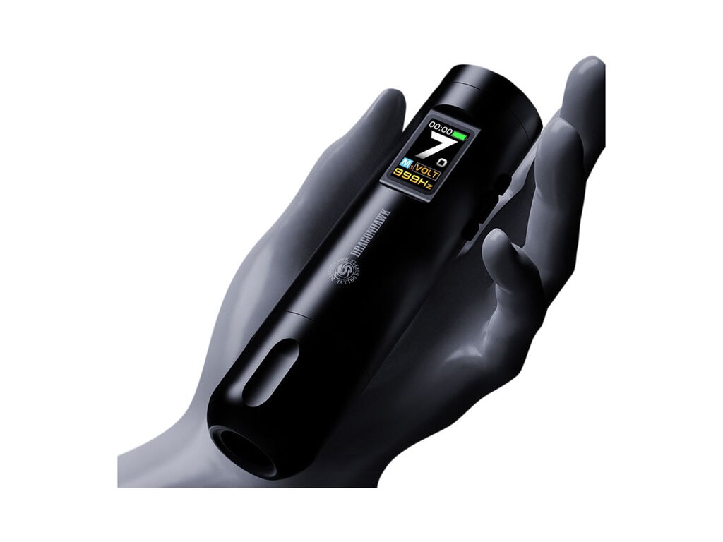 Dragonhawk - Mast X7 v2 - Wireless Tattoo Machine - Black