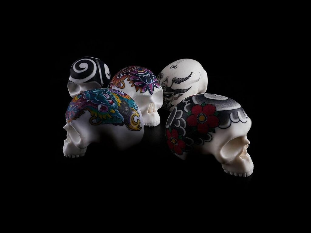 Dragonhawk - Mini calavera para practicar tatuajes