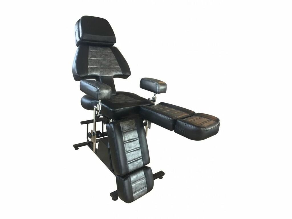 Professional - Classic - Fauteuil Tatouage pour Client - Noir & Gris