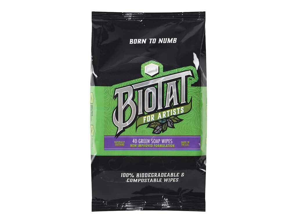 Biotat - Groene Zeep - Doekjes - Verpakking van 40