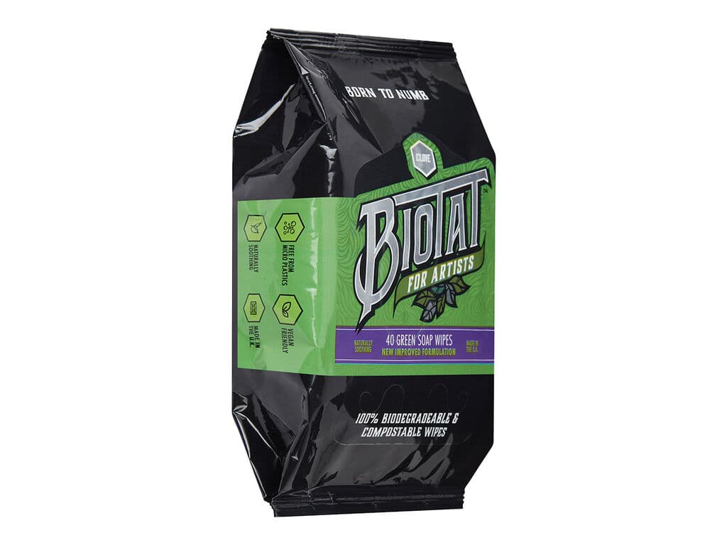 Biotat - Groene Zeep - Doekjes - Verpakking van 40