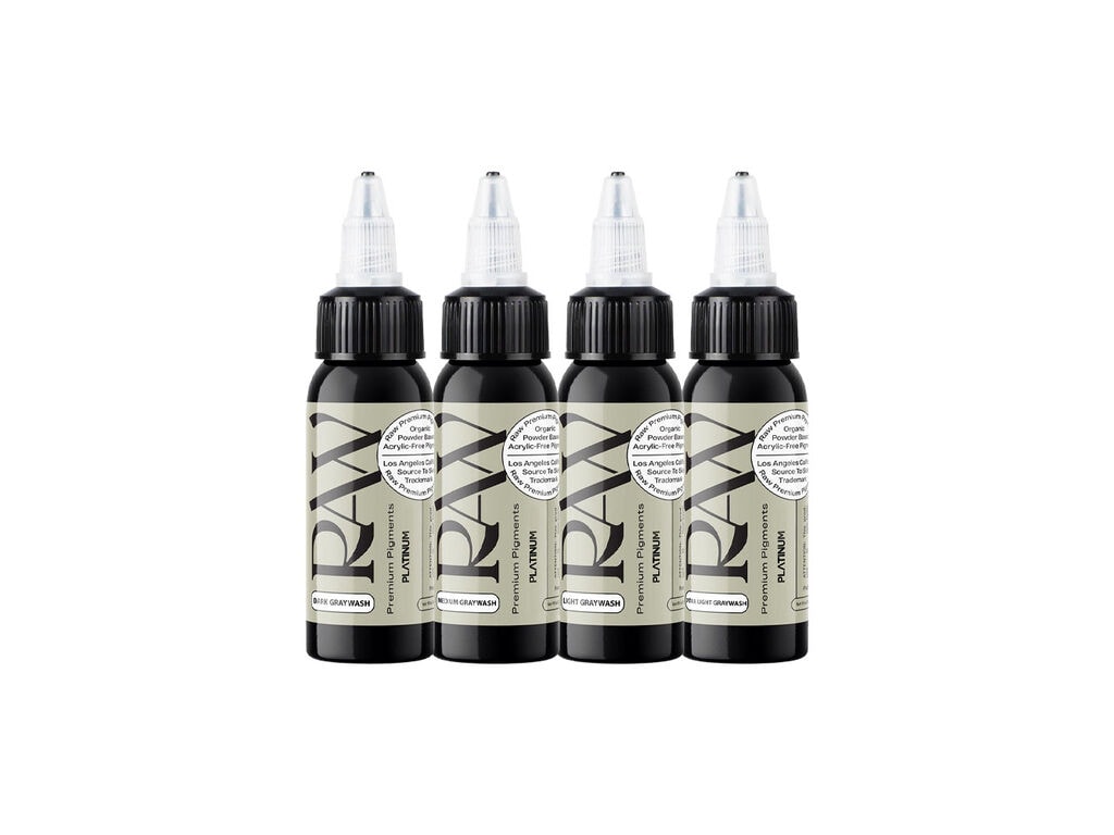 Raw Pigments EU - Greywash Set - 4 x 30 ml / 1 oz