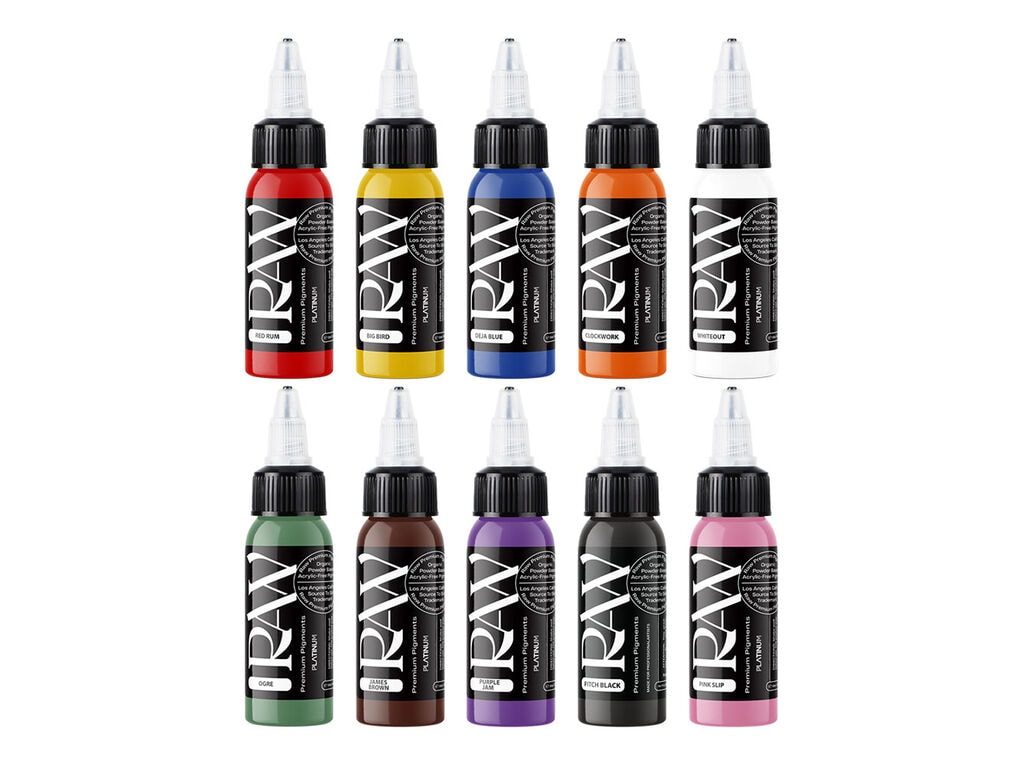 Raw Pigments EU - Basic Colour Set - 10 x 30 ml / 1 oz