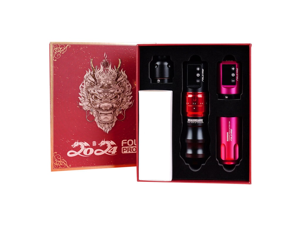 Dragonhawk - Mast Fold Pro - Wireless Tattoo Machine - Year of the Dragon