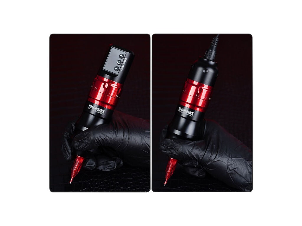 Dragonhawk - Mast Fold Pro - Wireless Tattoo Machine - Year of the Dragon