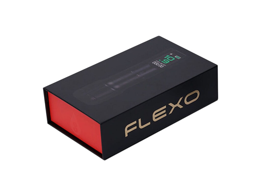 Elite - Inksafe Flexo - Machine à Tatouer Sans Fil - Pack Combo - Noir