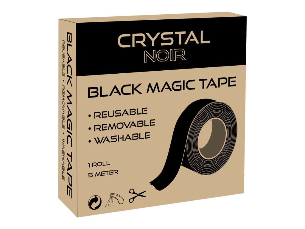 Crystal - Noir - Ruban Magique - 3 cm x 5 mètres