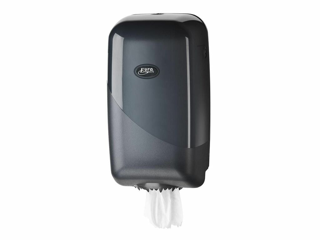 Euro Products - Dispensador de rollos de toallas de mano - Mini - Negro