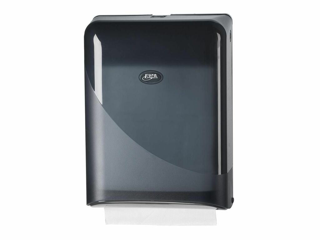 Euro Products - Distributeur d'Essuie-Mains Pliés en Z - Noir