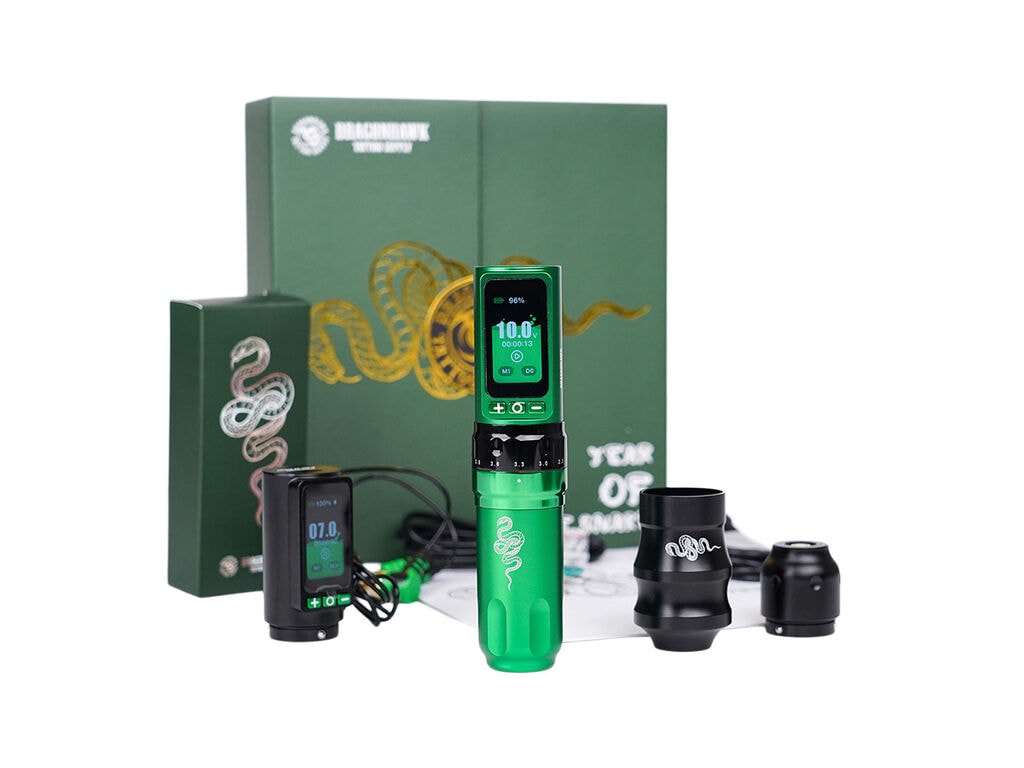 Dragonhawk - Mast Fold Pro - Wireless Tattoo Machine - Year of the Snake