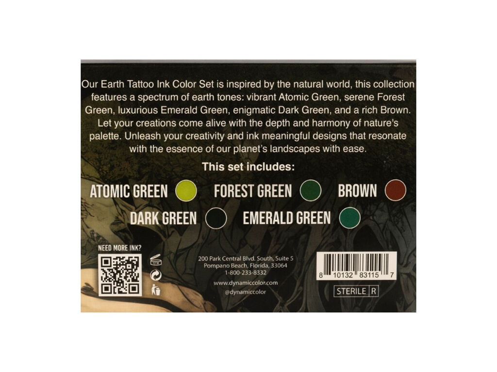 Dynamic Platinum - Earth Colour Set - 5 x 30 ml / 1 oz
