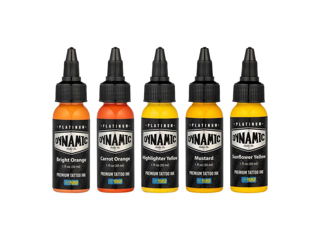 Dynamic Platinum - Fire Colour Set - 5 x 30 ml / 1 oz
