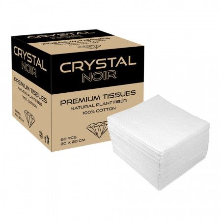 Crystal - Noir - Premium Tissues - Voorgesneden - Doos van 60