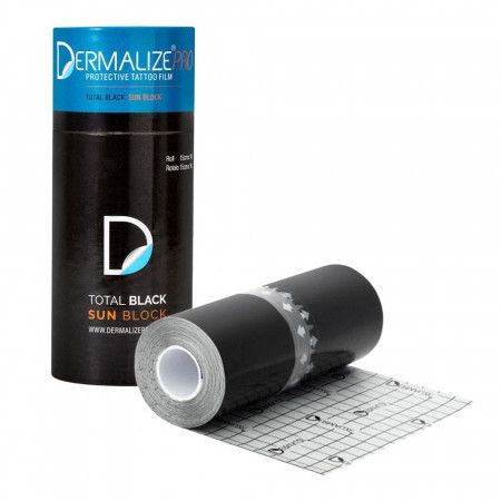 Dermalize Pro - Beschermende Tattoo Folie - Total Black Sun Block - Rol