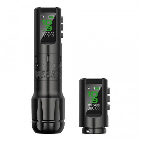 Elite - Inksafe Flexo - Draadloze Tattoo Machine - Combipakket - Zwart