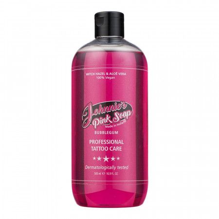 Johnnie's - Roze Zeep - Bubblegum - 500 ml / 16.9 oz