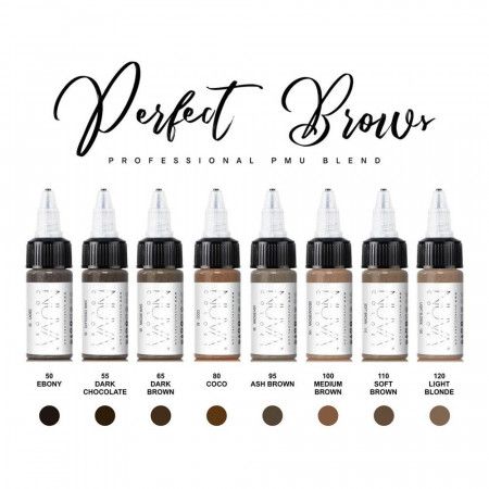 Nuva Colors - Eyebrow Collection Set - 8 x 15 ml / 0.5 oz