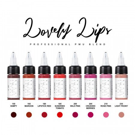 Nuva Colors - Lip Collection Set - 8 x 15 ml / 0.5 oz
