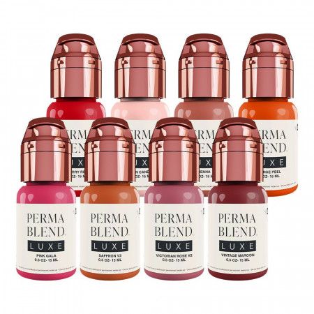 Perma Blend Luxe - Pucker-Up Buttercup Set - 8 x 15 ml / 0.5 oz