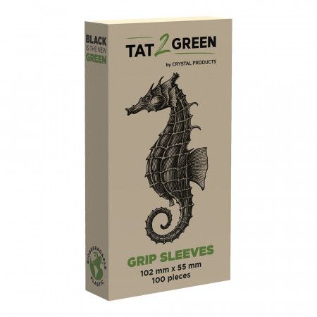 Tat2Green - Barrière Grip Hoezen - Zwart - 102 mm x 55 mm - Doos van 100