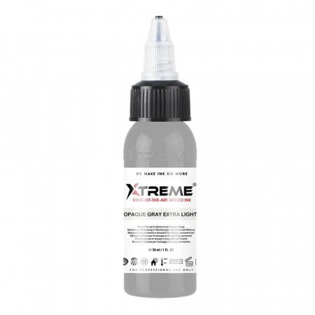 Xtreme Ink - Opaque Grey - Extra Light - 30 ml / 1 oz