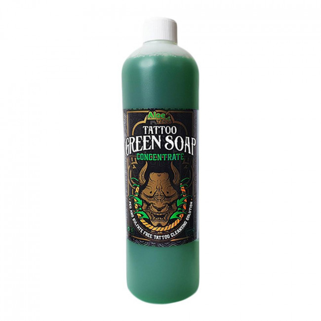 Tattooland AloeTattoo - Green Soap Concentrate 500 - Groene Zeep - Huid - Hygiëne - Hygiëne &