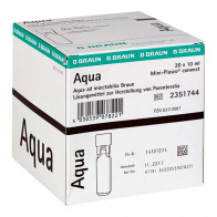 Braun - Mini-Plasco® - Steriele Water Mengoplossing - Doos van 20 x 10 ml