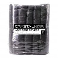 Crystal - Noir - Armsteun Hoezen - Verpakking van 50