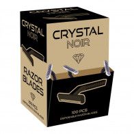 Crystal - Noir - Wegwerp Scheermesjes - Doos van 100